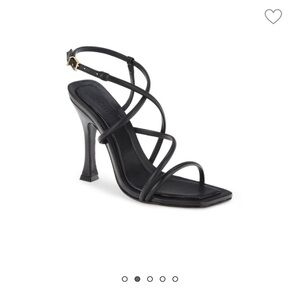 SCHUTZ
​Lovi Leather Stiletto Sandals